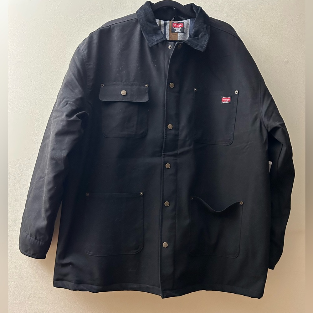 Wrangler Black Barn Jacket, size XXL